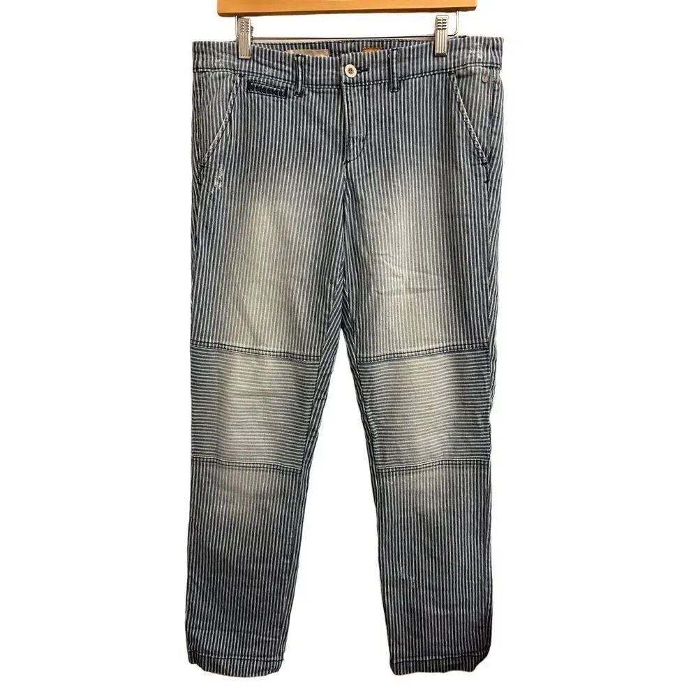 Pilcro & the Letterpress Hyphen striped jeans 29